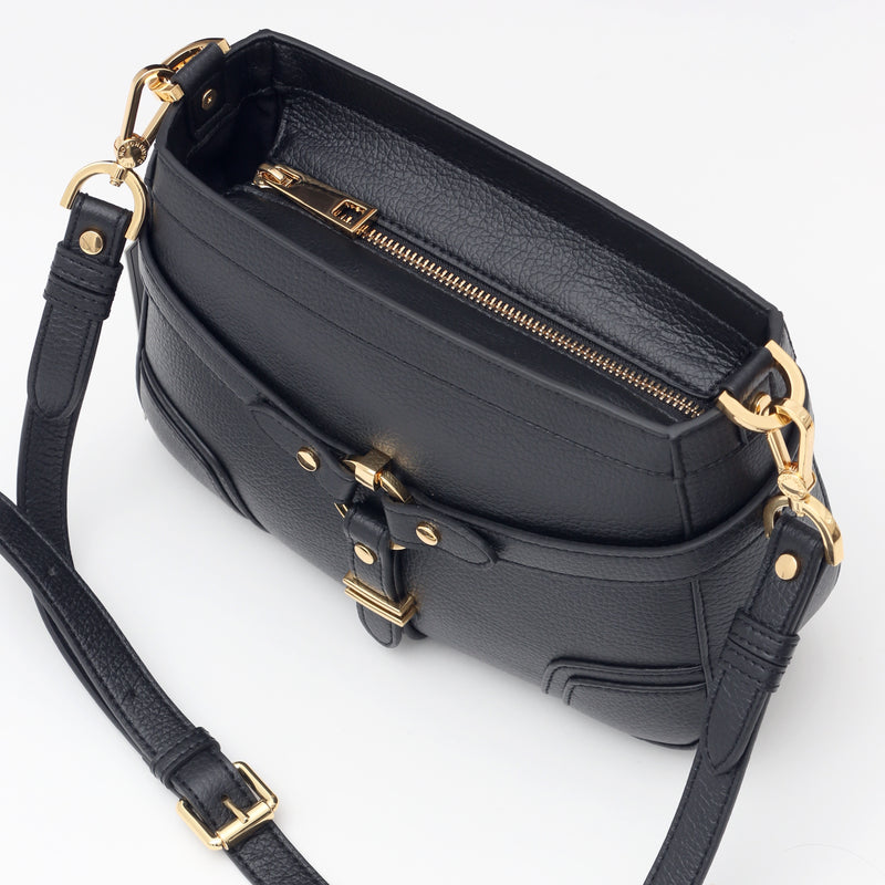 Ava Vegan Leather Crossbody Bag, Women's Scallop Charm Designer