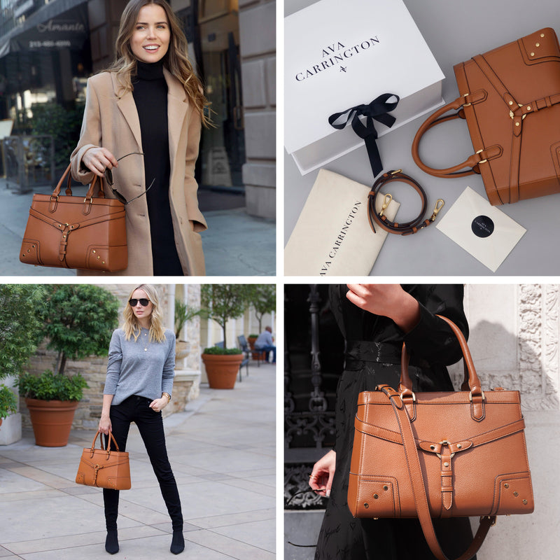 Stockholm Satchel Camel